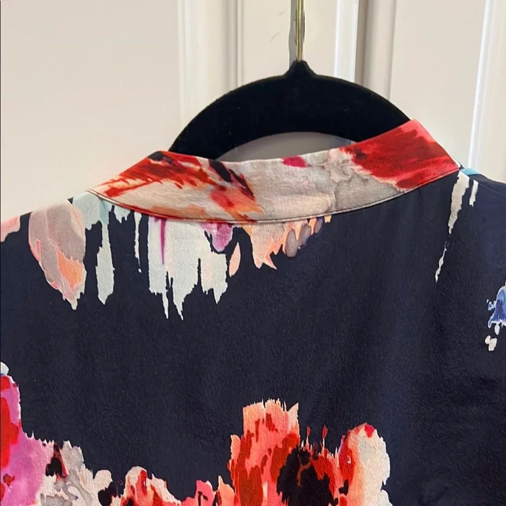 Kate Soade Floral blouse with necktie - Picture 7 of 9